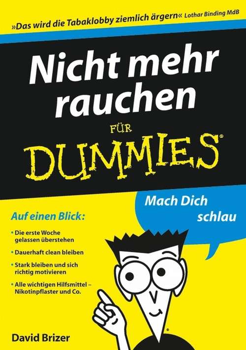 Book cover of Nicht mehr rauchen für Dummies (4) (Für Dummies)