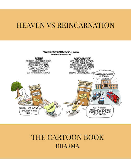Book cover of Heaven Vs Reincarnation: The Cartoon Book