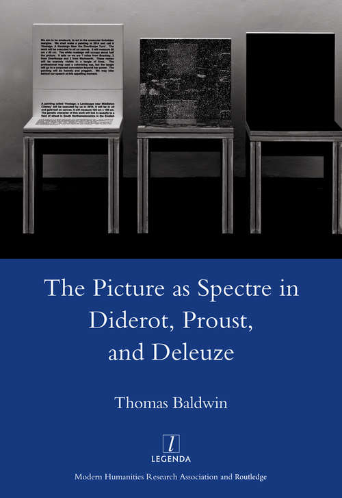 Book cover of Picture as Spectre in Diderot, Proust, and Deleuze