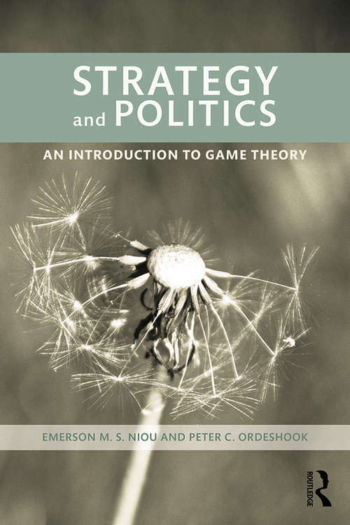 Book cover of Strategy and Politics: An Introduction to Game Theory