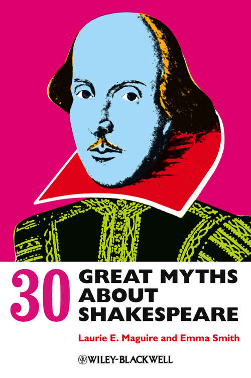 Book cover of 30 Great Myths about Shakespeare