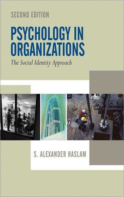 Book cover of Psychology in Organizations: the Social Identity Approach (PDF)
