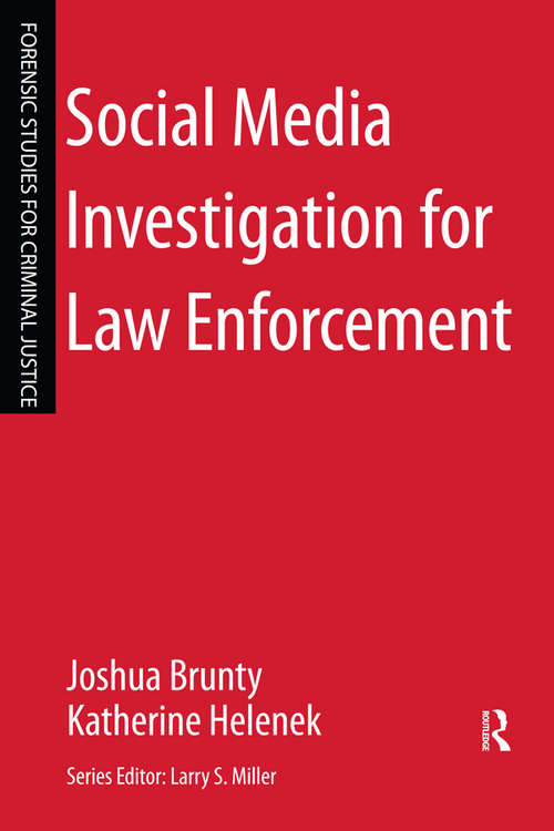Book cover of Social Media Investigation for Law Enforcement