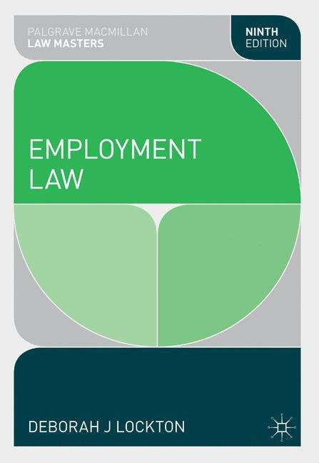 Book cover of Employment Law (PDF)