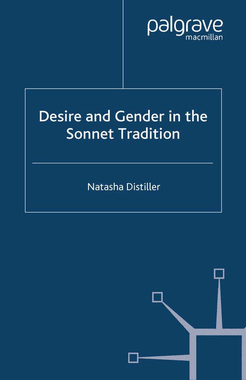 Book cover of Desire and Gender in the Sonnet Tradition (2008)