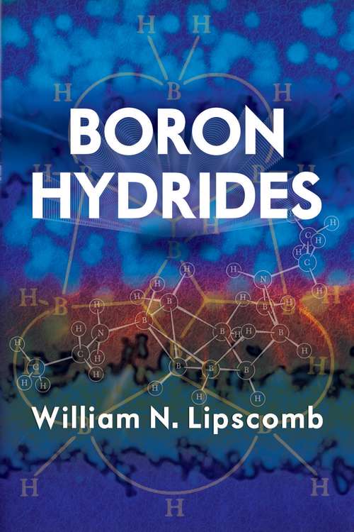 Book cover of Boron Hydrides (Dover Books on Chemistry)
