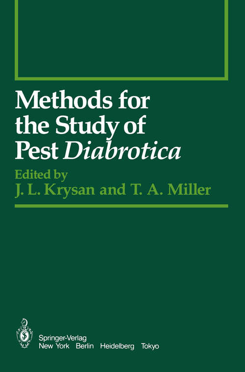 Book cover of Methods for the Study of Pest Diabrotica (1986) (Springer Series in Experimental Entomology)