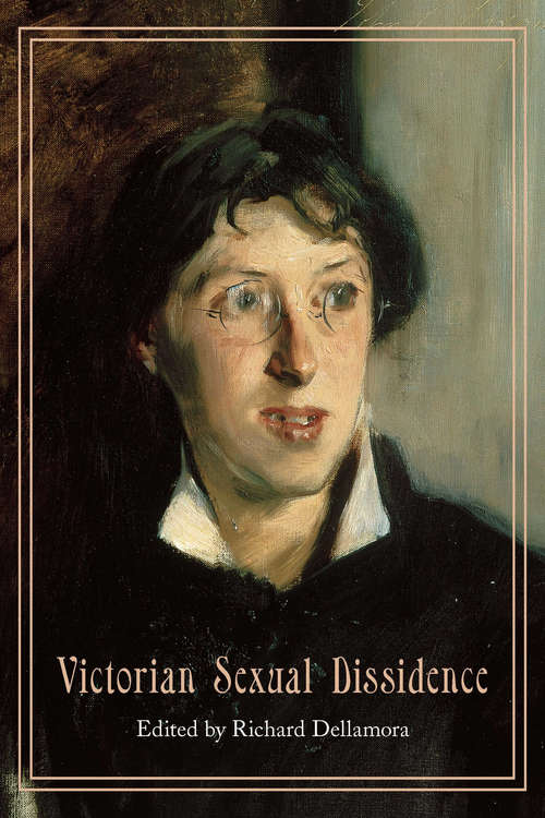 Book cover of Victorian Sexual Dissidence