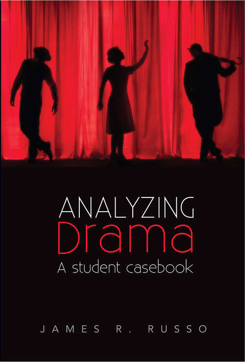 Book cover of Analyzing Drama: A Student Casebook