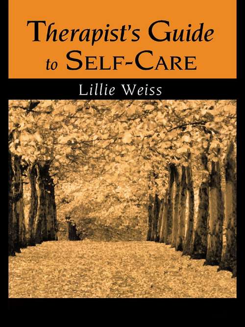 Book cover of Therapist's Guide To Self-care