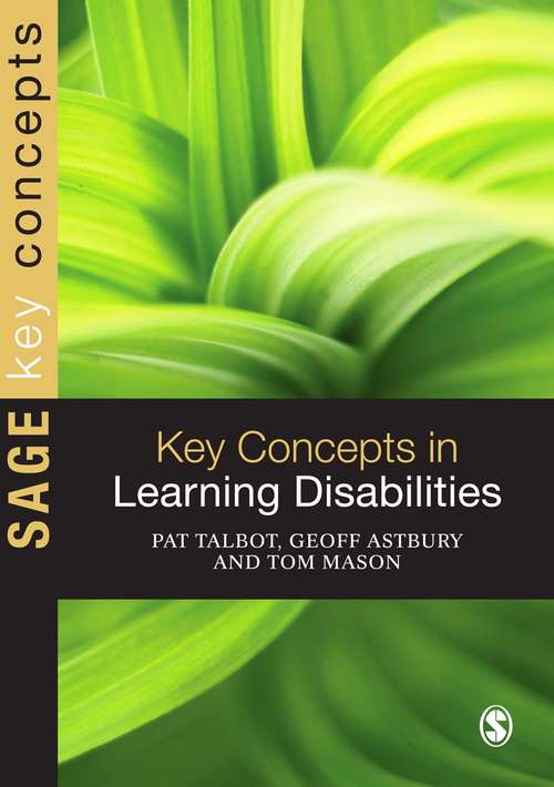 Book cover of Key Concepts in Learning Disabilities (PDF)