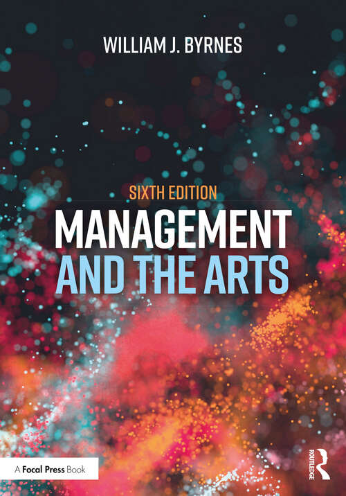 Book cover of Management and the Arts (6)
