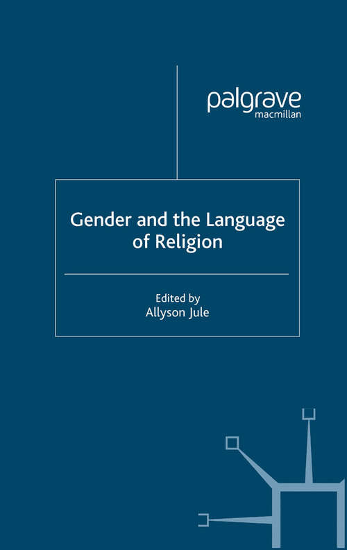 Book cover of Gender and the Language of Religion (2005)