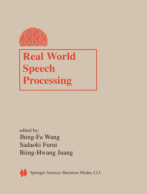 Book cover of Real World Speech Processing (2004)