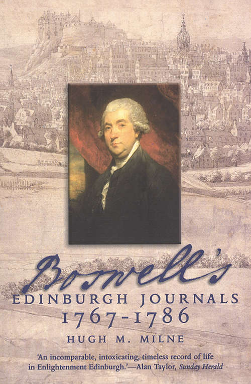 Book cover of Boswell's Edinburgh Journals: 1767-1786