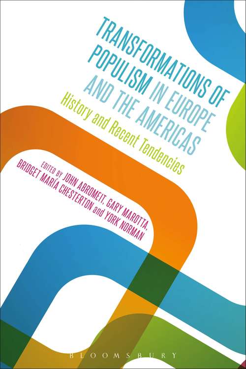 Book cover of Transformations Of Populism In Europe And The Americas: History And Recent Tendencies (PDF)