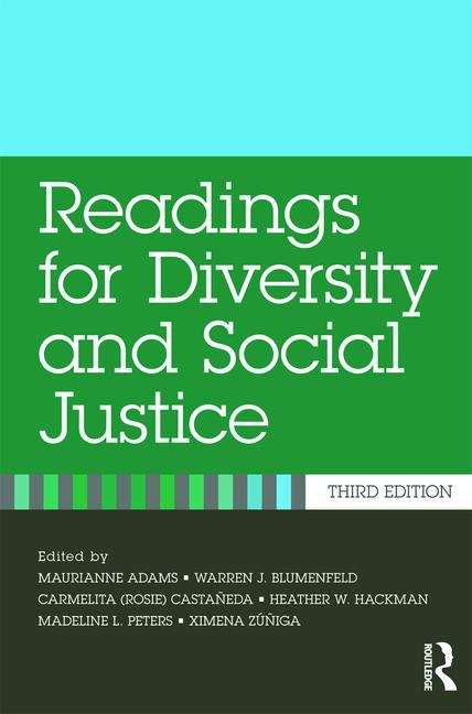 Book cover of Readings for Diversity and Social Justice (3rd edition) (PDF)