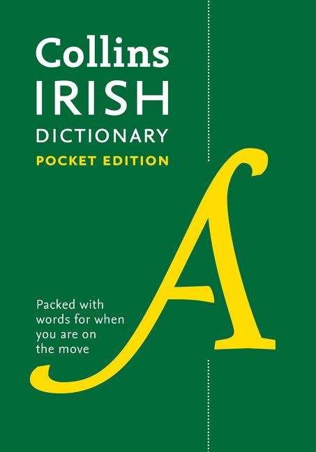 Book cover of Collins Irish Dictionary Pocket edition (PDF)