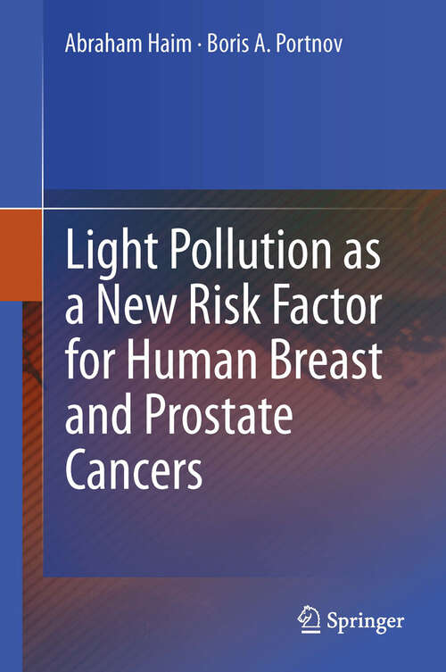 Book cover of Light Pollution as a New Risk Factor for Human Breast and Prostate Cancers (2013)