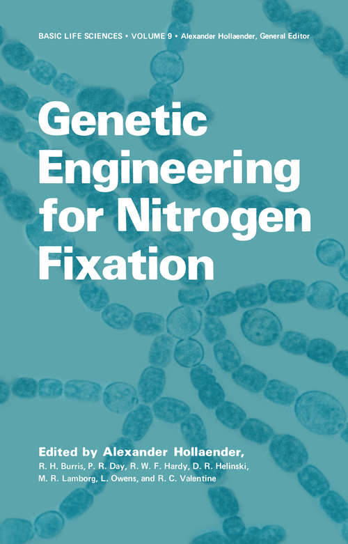 Book cover of Genetic Engineering for Nitrogen Fixation (1977) (Basic Life Sciences #9)