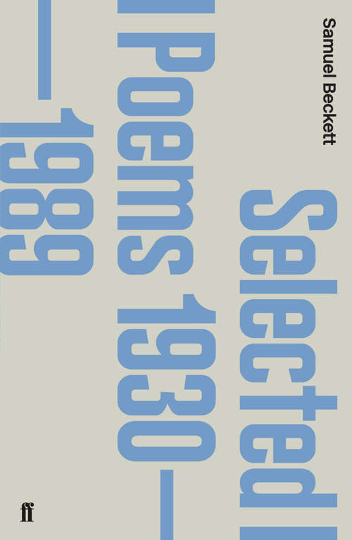 Book cover of Selected Poems 1930-1988 (Main)