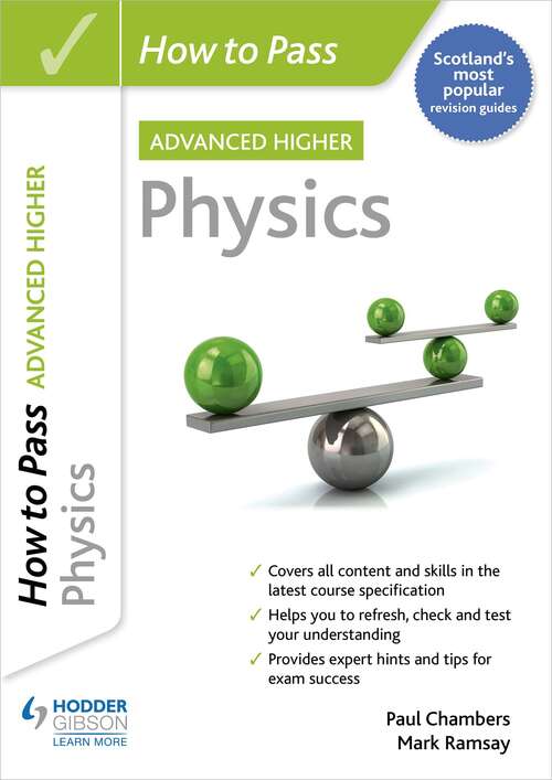 Book cover of How to Pass Advanced Higher Physics