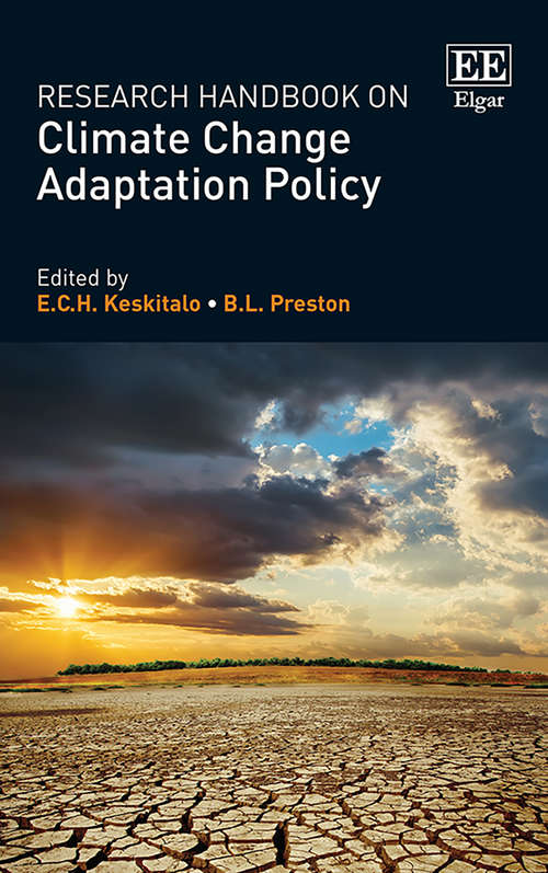 Book cover of Research Handbook on Climate Change Adaptation Policy