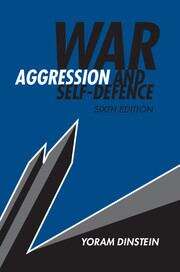 Book cover of War, Aggression And Self-defence (6)