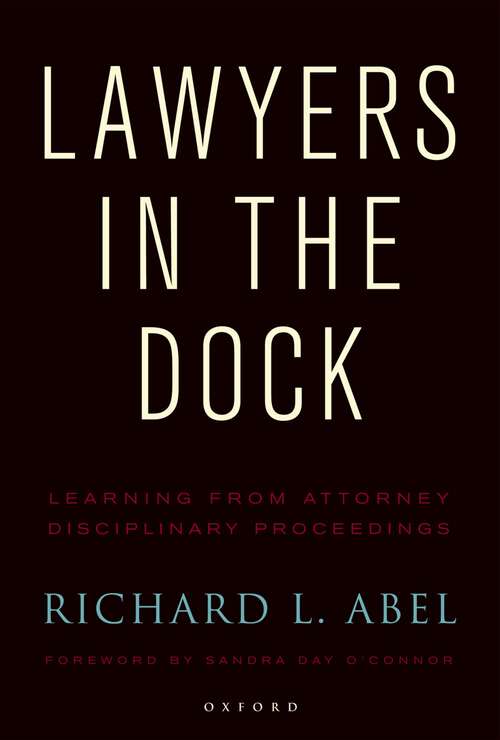 Book cover of Lawyers in the Dock