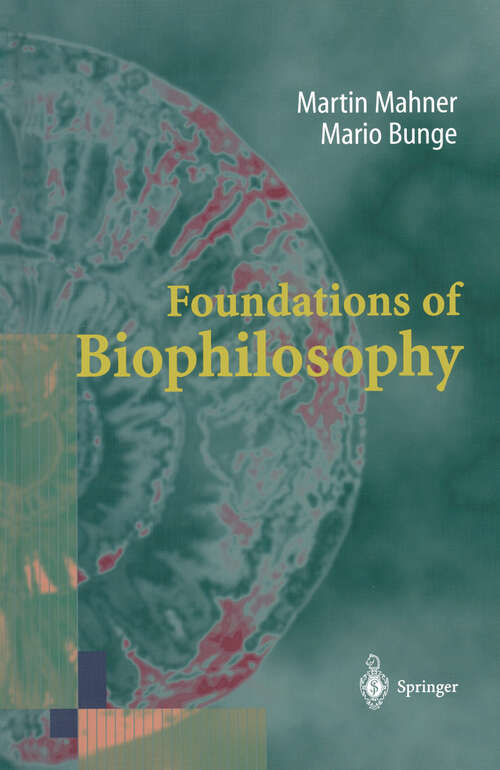 Book cover of Foundations of Biophilosophy (1997)