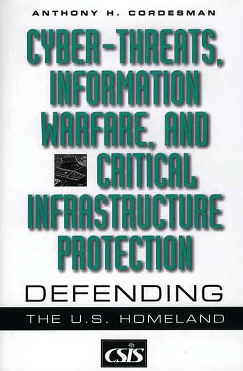 Book cover of Cyber-threats, Information Warfare, and Critical Infrastructure Protection: Defending the U.S. Homeland