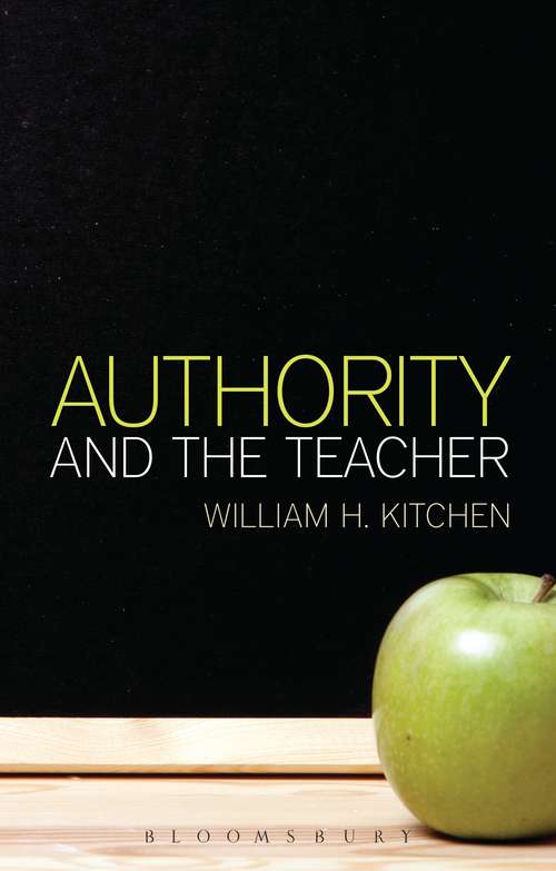 Book cover of Authority and the Teacher