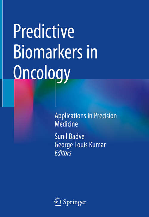 Book cover of Predictive Biomarkers in Oncology: Applications In Precision Medicine