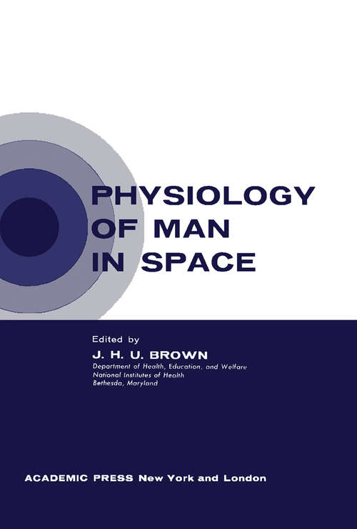Book cover of Physiology of Man in Space