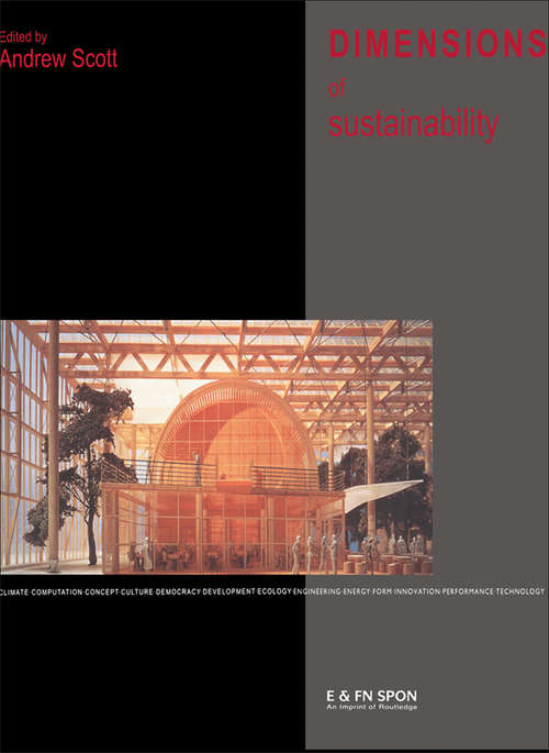 Book cover of Dimensions of Sustainability