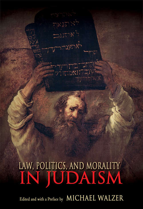 Book cover of Law, Politics, and Morality in Judaism