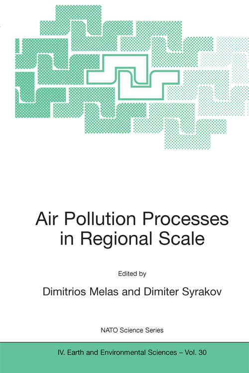 Book cover of Air Pollution Processes in Regional Scale (2003) (NATO Science Series: IV: #30)