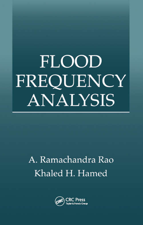 Book cover of Flood Frequency Analysis