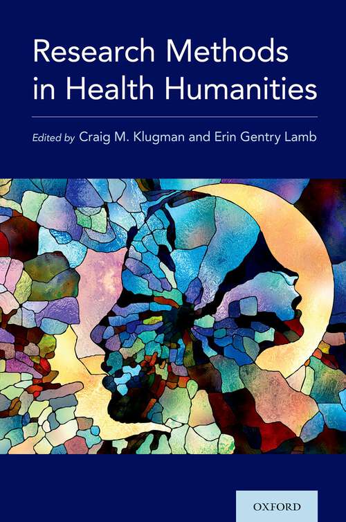 Book cover of Research Methods in Health Humanities