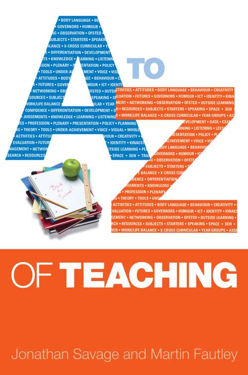 Book cover of A - Z of Teaching (UK Higher Education OUP  Humanities & Social Sciences Education OUP)