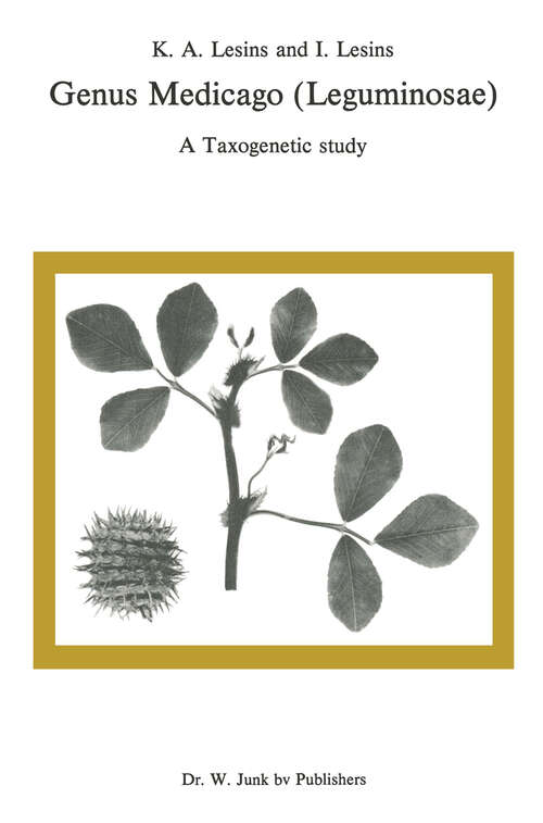 Book cover of Genus Medicago (Leguminosae): A Taxogenetic Study (1979)