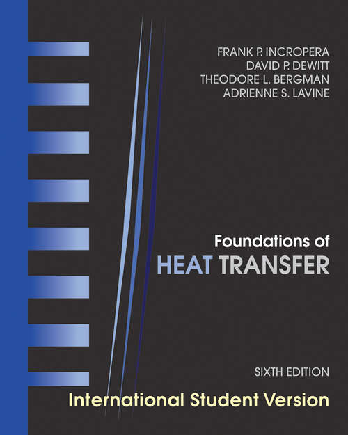 Book cover of Foundations of Heat Transfer