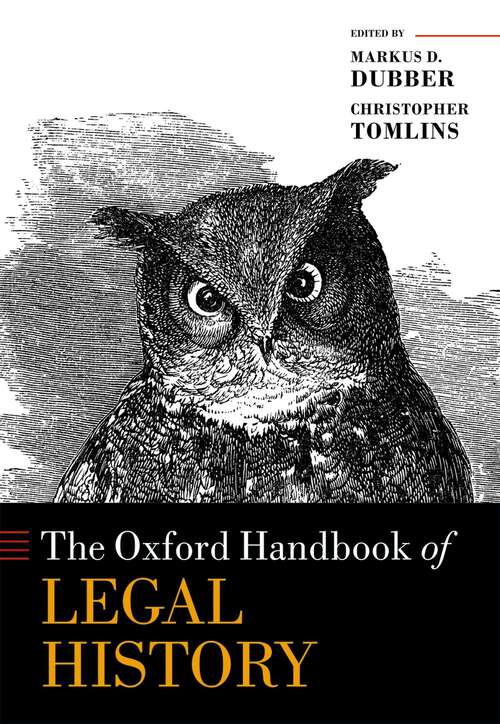 Book cover of The Oxford Handbook of Legal History (Oxford Handbooks)