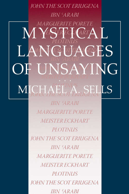 Book cover of Mystical Languages of Unsaying
