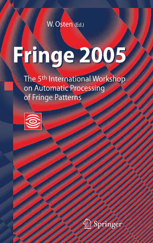 Book cover of Fringe 2005: The 5th International Workshop on Automatic Processing of Finge Patterns (2006)
