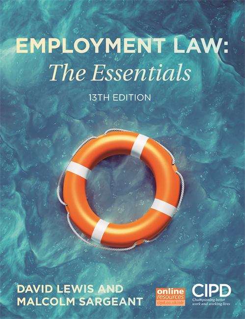 Book cover of Employment Law: The Essentials (13th edition)