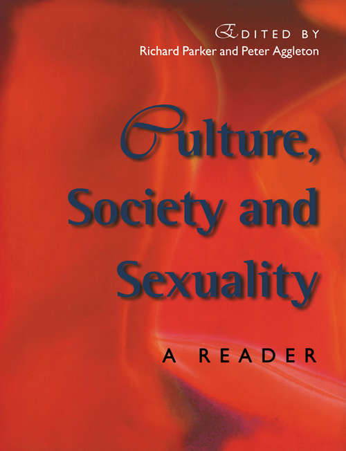 Book cover of Culture, Society And Sexuality: A Reader
