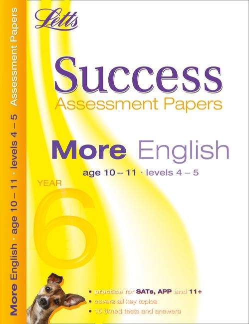 Book cover of Success Assessment Papers - More English 10-11 Years (Letts 11+ Success Ser.) (PDF)