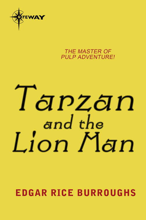 Book cover of Tarzan and the Lion Man: Large Print (TARZAN #17)