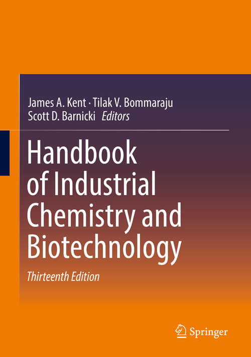 Book cover of Handbook of Industrial Chemistry and Biotechnology